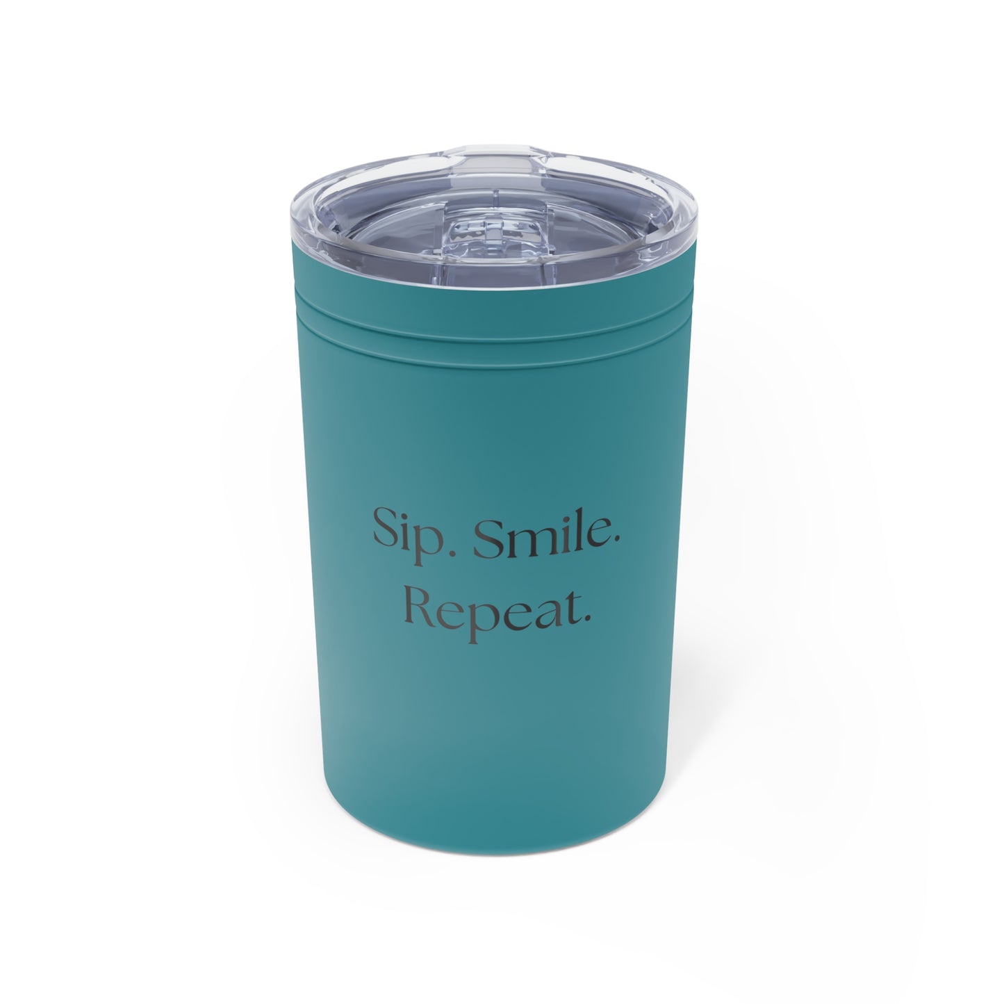 Insulated Tumbler - Sip. Smile. Repeat. - 11oz Travel Mug