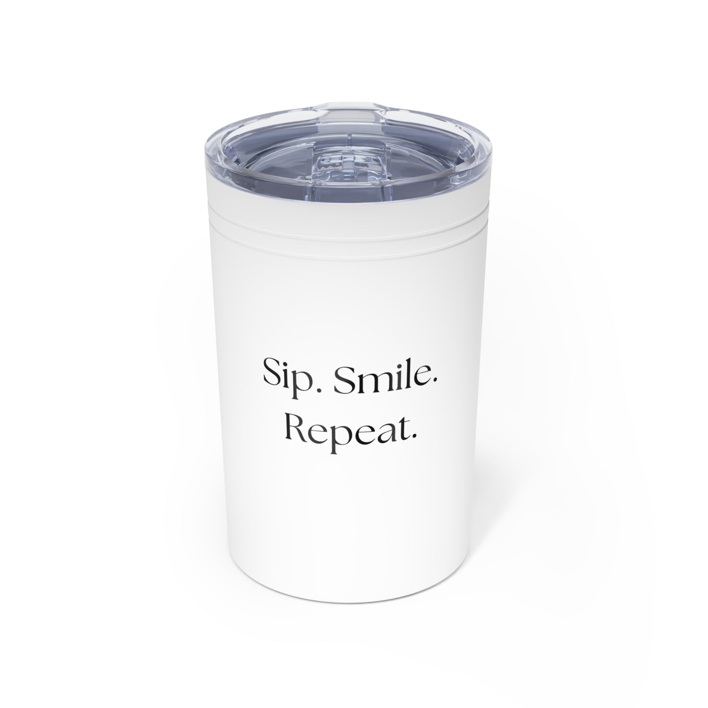 Insulated Tumbler - Sip. Smile. Repeat. - 11oz Travel Mug