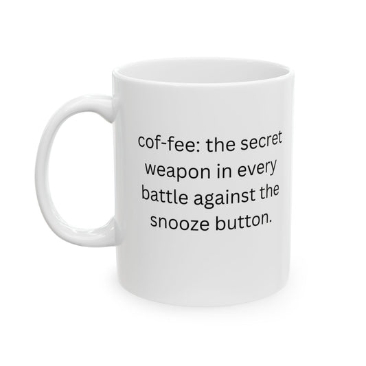 Perfect Gift for Coffee Lovers - The secret weapon in every battle against the snooze button.